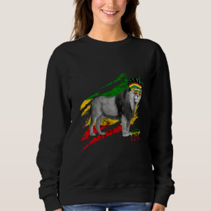 Rasta Reggae Lion Of Judah Rastafari Pride Ethiopi Sweatshirt