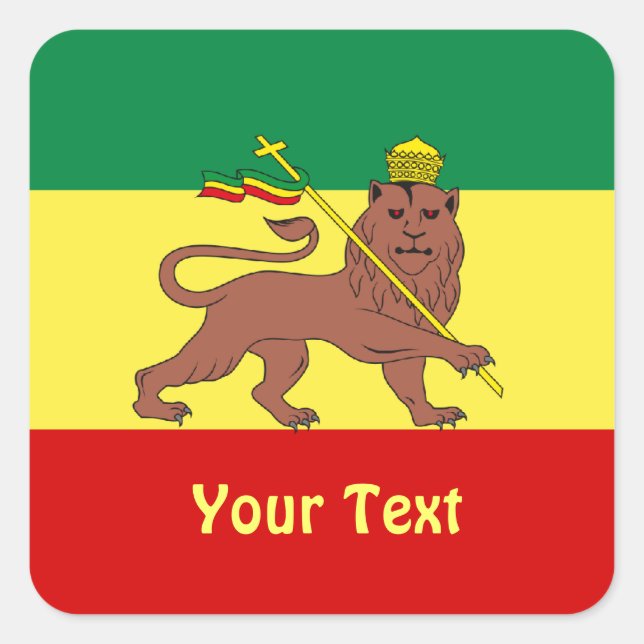 Rasta Reggae Lion of Judah Sheets of Stickers (Front)