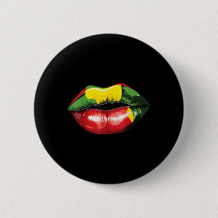 Rasta Reggae Lips Music Rasta Rastafari Roots Jama 6 Cm Round Badge
