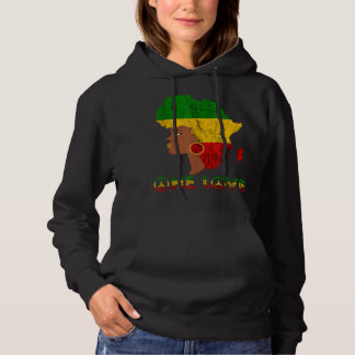 Rasta Reggae One Love Jamaican Girl Reggaeton Hoodie