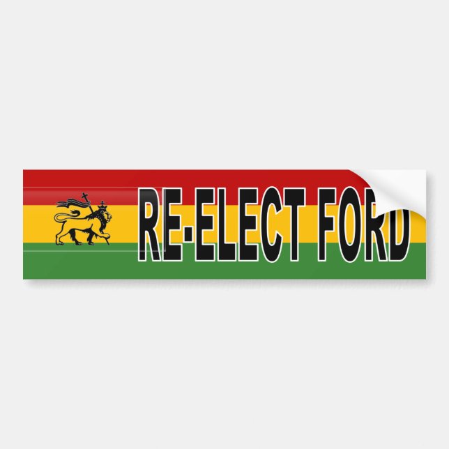 Rasta Rob Ford Re-election Bumper Sticker (Front)