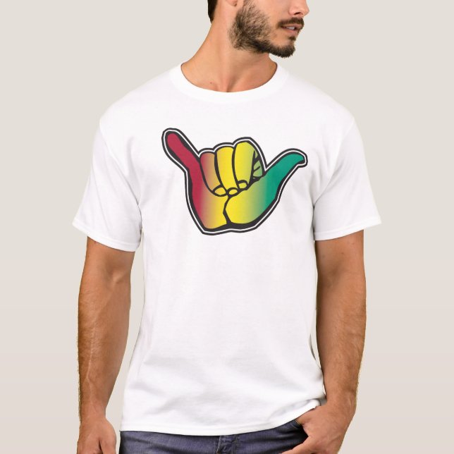 Rasta Shaka T-Shirt (Front)