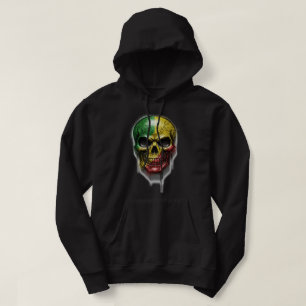 RASTA SKULL HOODIE