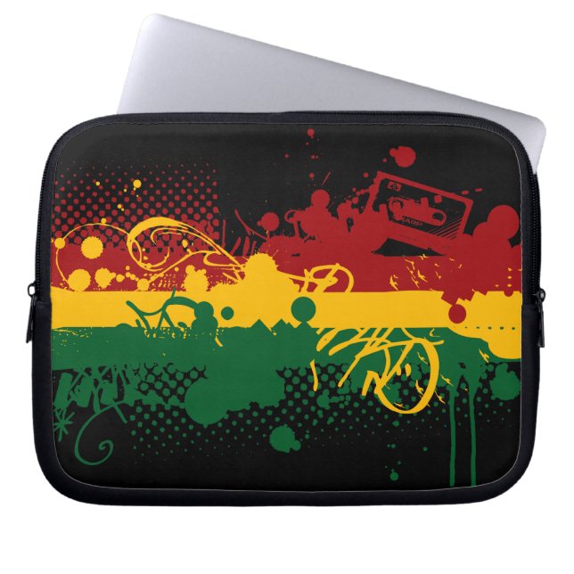 Rasta Soul Laptop Sleeve (Front)