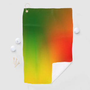 Rasta Splash of Colour Golf Towel