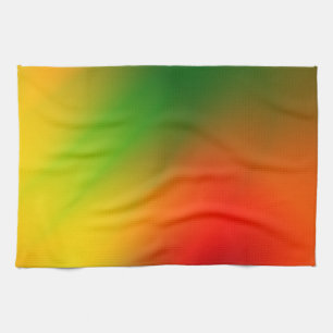 Rasta Splash of Colour Tea Towel