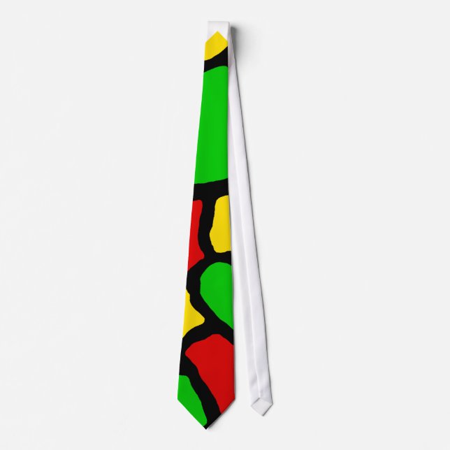 Rasta Spots Tie (Front)