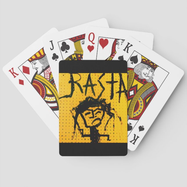 RASTA STICK FIGURE PLAYING CARDS (Back)