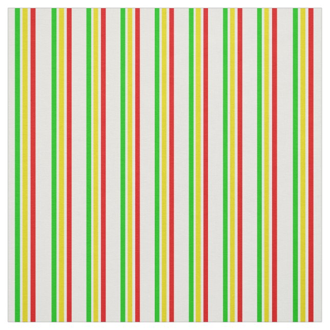 Rasta Stripes Fabric (Swatch)