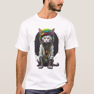 Rasta Tech Feline King T-Shirt