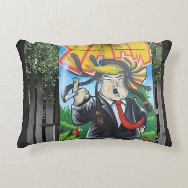 Rasta Trump Decorative Cushion (Front)