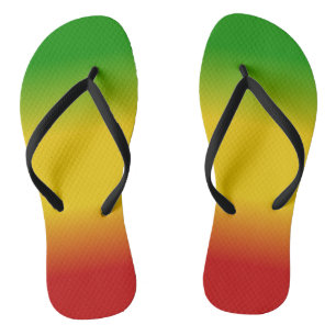 Rasta Unisex Flip Flops