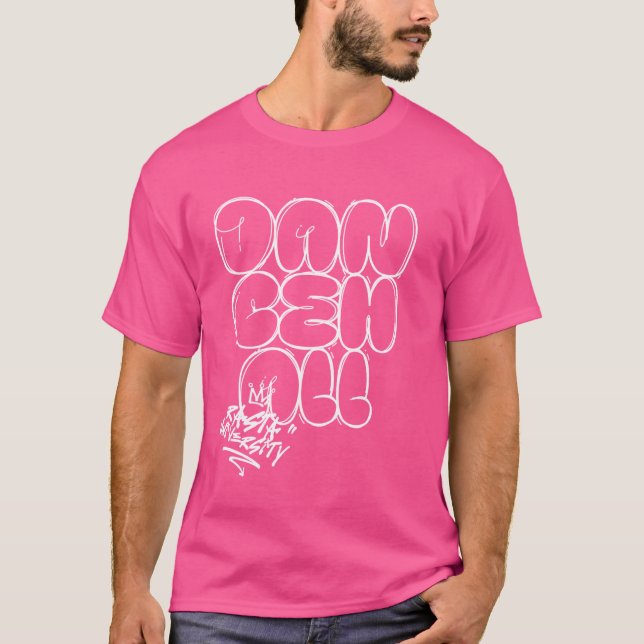 Rasta University Dancehall Graffiti Style Reggae T-Shirt (Front)