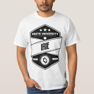 Rasta University Irie Good Vibes Reggae  T-Shirt