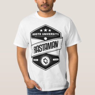Rasta University Rastaman Good Vibes Reggae  T-Shirt