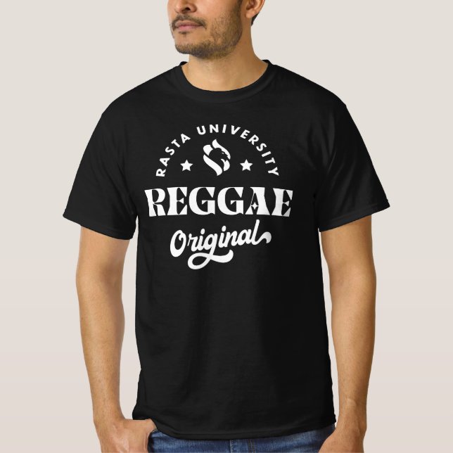 Rasta University Reggae Original Reggae T-Shirt (Front)