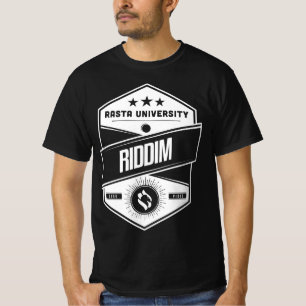 Rasta University Riddim Good Vibes Reggae  T-Shirt