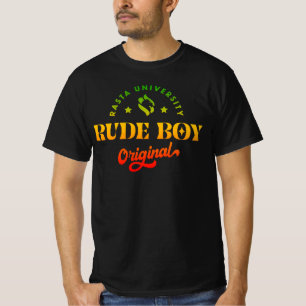 Rasta University Rude Boy Original Rasta Reggae T-Shirt