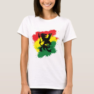 Rasta Woman's T-shirt: Lion of Judah T-Shirt