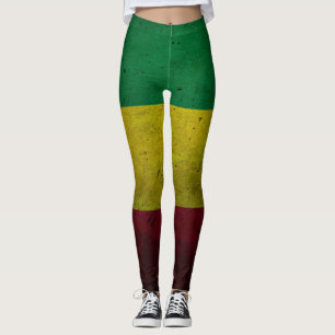 Rastafara Power - Rasta Yoga - Reggae Leggins Leggings