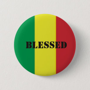 Rastafari 6 Cm Round Badge