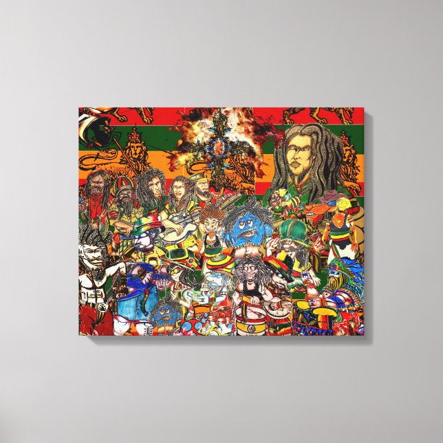 RASTAFARI CANVAS PRINT (Front)