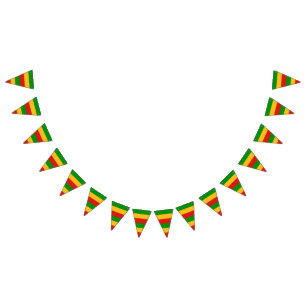 RASTAFARI FLAG COLORS - STRIPES