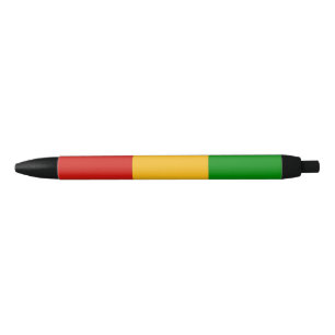 RASTAFARI FLAG COLORS + your ideas Black Ink Pen