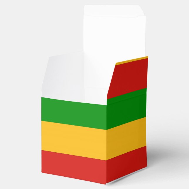 RASTAFARI FLAG COLORS + your ideas Favour Box (Opened)