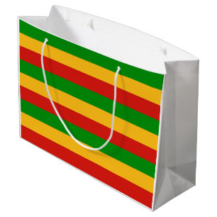 RASTAFARI FLAG COLORS + your ideas Large Gift Bag