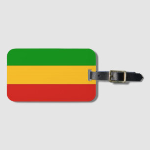 RASTAFARI FLAG COLORS + your ideas Luggage Tag