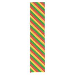 RASTAFARI FLAG COLORS + your ideas Short Table Runner