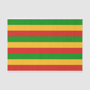 RASTAFARI FLAG COLORS + your ideas Tissue Paper