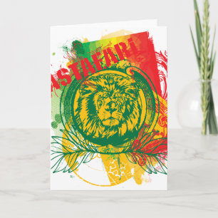 Rastafari Greeting Card
