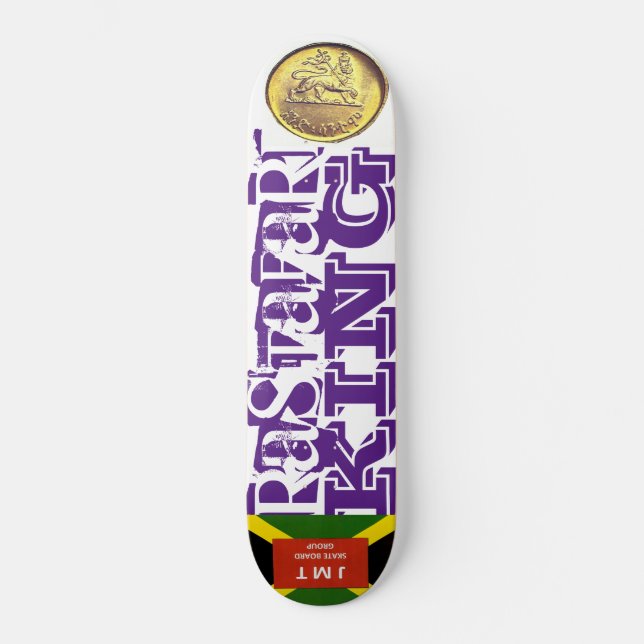 RASTAFARI KING Skateboard (Front)