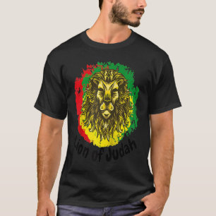 Rastafari Lion Head Jamaica Souvenir Rasta Roots R T-Shirt