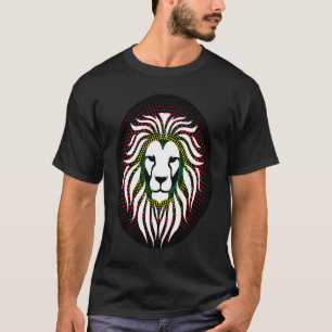 Rastafari Lion Head Jamaica Souvenir Rasta Roots R T-Shirt