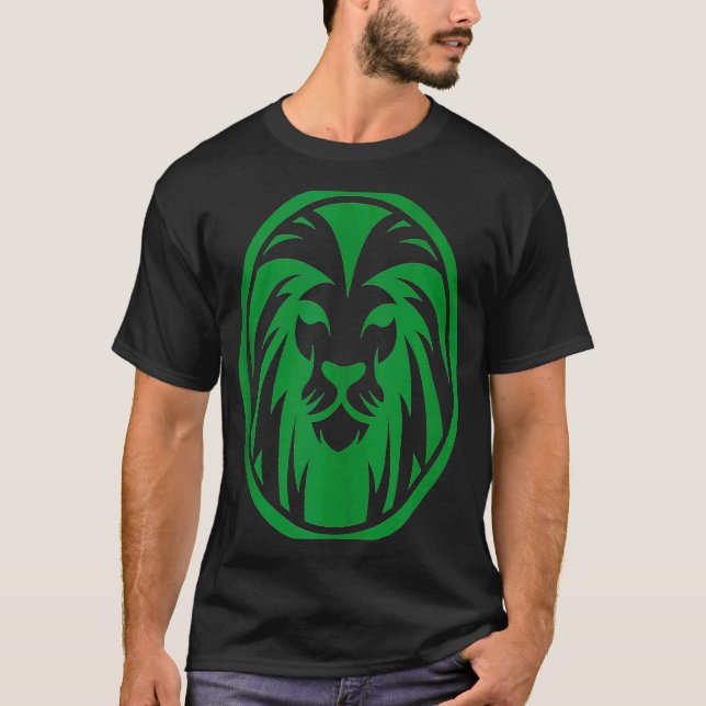 Rastafari Lion Head Jamaica Souvenir Rasta Roots R T-Shirt (Front)