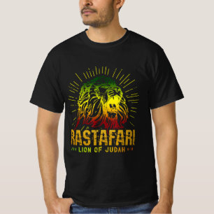 Rastafari Lion Of Judah - Jah Him Reggae Music  T-Shirt
