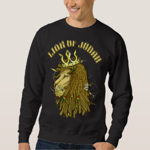Rastafari Lion of Judah Jamaica Souvenir Rasta Roo Sweatshirt
