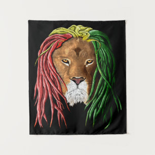 Rastafari Lion Tapestry