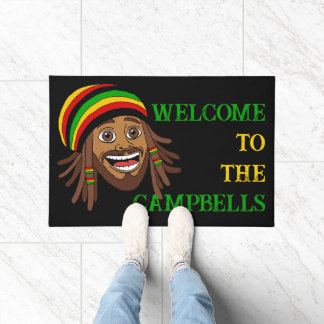 Rastafari Rasta Man Welcome Doormat