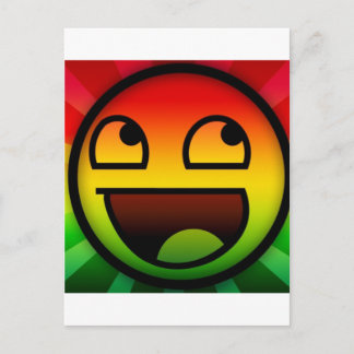 RASTAFARI REGGAE RAP POSTCARD