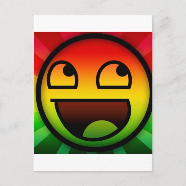 RASTAFARI REGGAE RAP POSTCARD (Front)