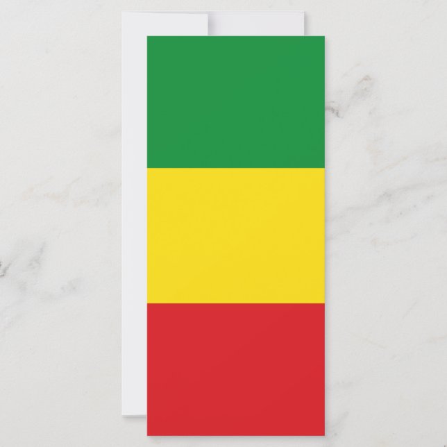Rastafarian Flag Rasta Ethiopian (Front)