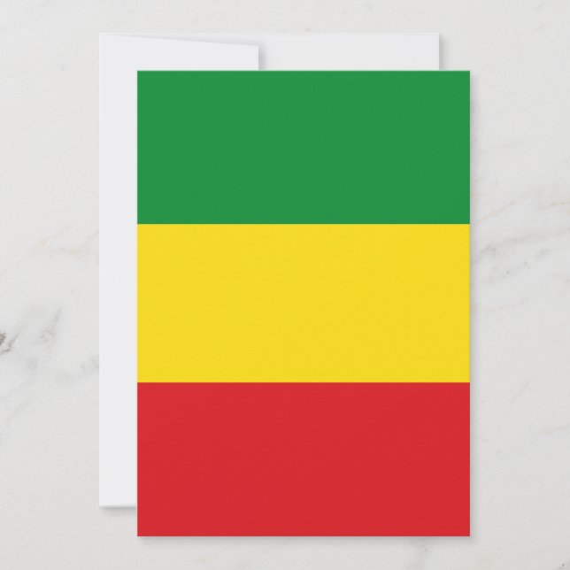 Rastafarian Flag Rasta Ethiopian (Front)