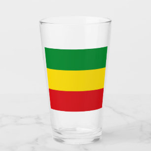 Rastafarian Flag Rasta Ethiopian Glass