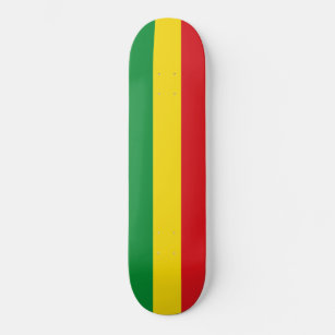Rastafarian Flag Rasta Ethiopian Skateboard