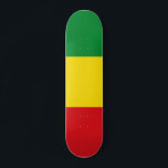 Rastafarian Flag Rasta Ethiopian Skateboard<br><div class="desc">Red,  green and yellow colors represent the flag of Rastafarianism,  but is also a flag of Ethiopia. Here is a high quality Rasta gift and a great design for all rastafarians. Visit our store to find more cool Rasta gifts and other world flags gift ideas.</div>