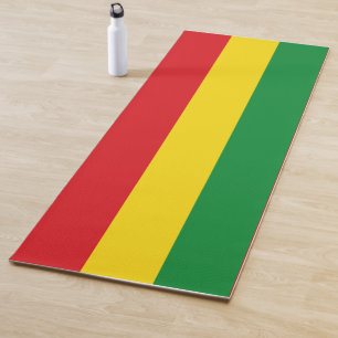 Rastafarian Flag Rasta Ethiopian Yoga Mat